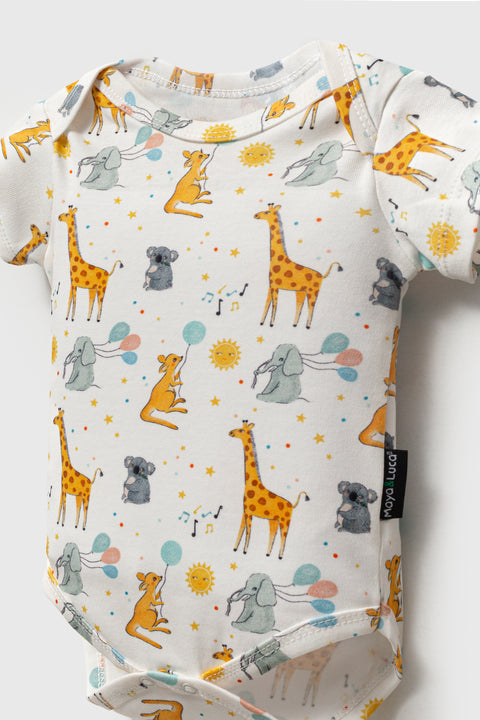 Petit Voyage Desenli Ekru Body