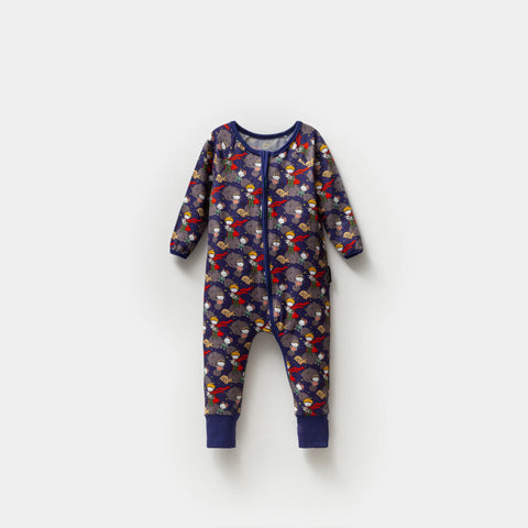 Küçük Prens Desenli Lacivert Erkek Bebek Uyku Tulumu