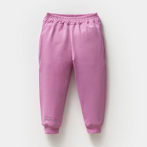 Alice Desenli Pembe Pamuk Kız Çocuk Sweatshirt Takım