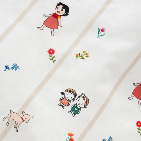 Heidi Desenli %100 Pamuk 100x150 cm Bebek Çocuk Nevresim Takımı