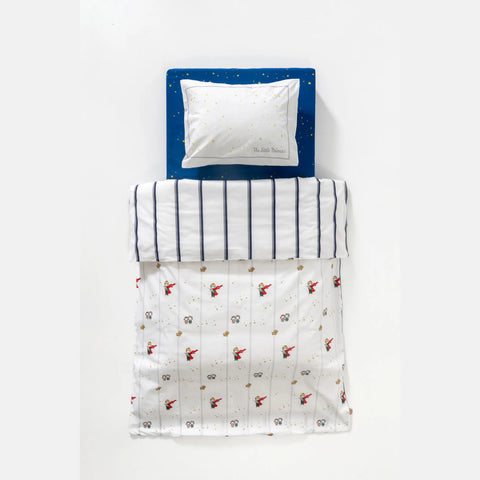 Küçük Prens Desenli %100 Pamuk Bebek Çocuk Nevresim Takımı