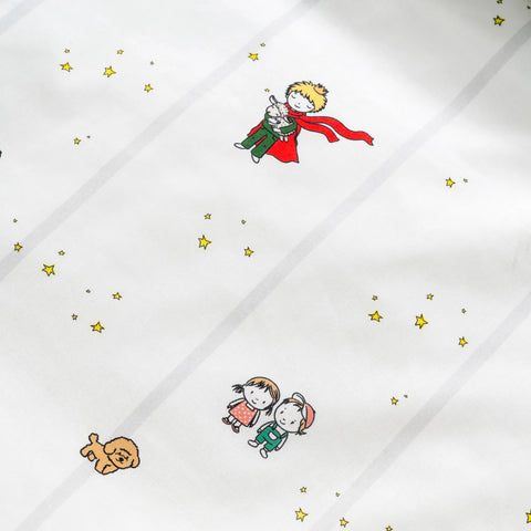 Küçük Prens Desenli %100 Pamuk Bebek Çocuk Nevresim Takımı