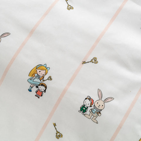 Alice Desenli %100 Pamuk Bebek Çocuk Nevresim Takımı